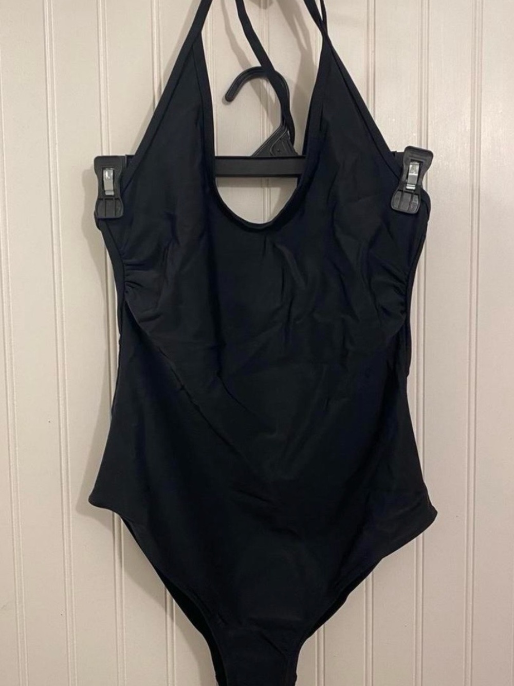 69Slam black halter style one piece swimsuit